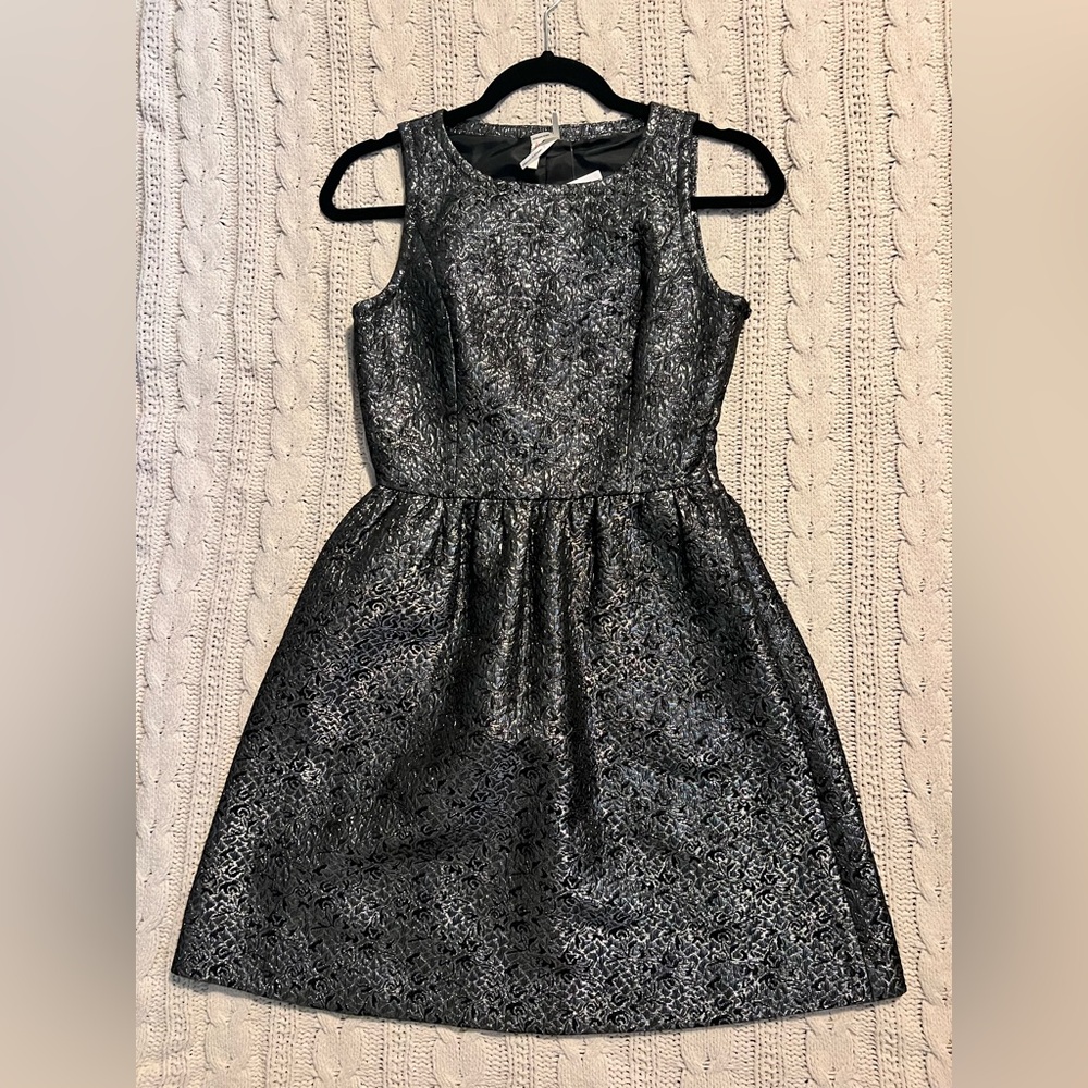 Frenchi Black and Silver Formal Dress